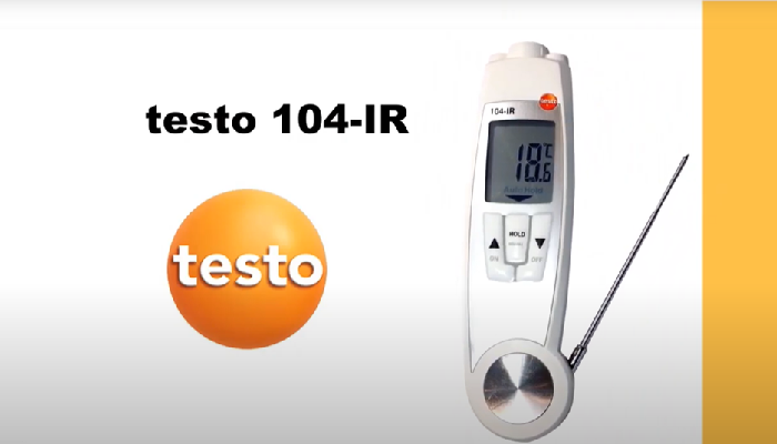 testo 104-IR, la combinación perfecta de medición infrarroja y medición de contacto 